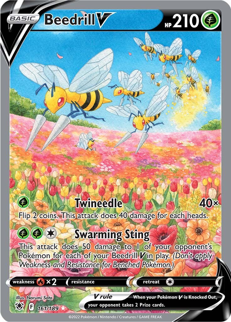 Beedrill V (161/189) [Sword & Shield: Astral Radiance] | Devastation Store