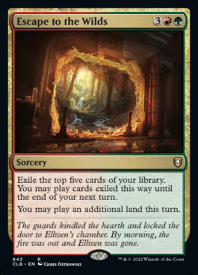Escape to the Wilds [Commander Legends: Battle for Baldur's Gate] | Devastation Store