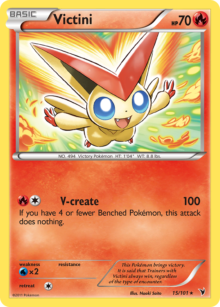 Victini (15/101) [Black & White: Noble Victories] | Devastation Store