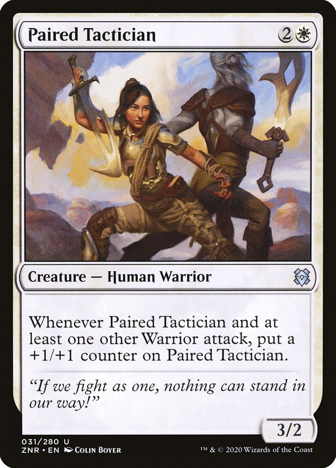 Paired Tactician [Zendikar Rising] | Devastation Store