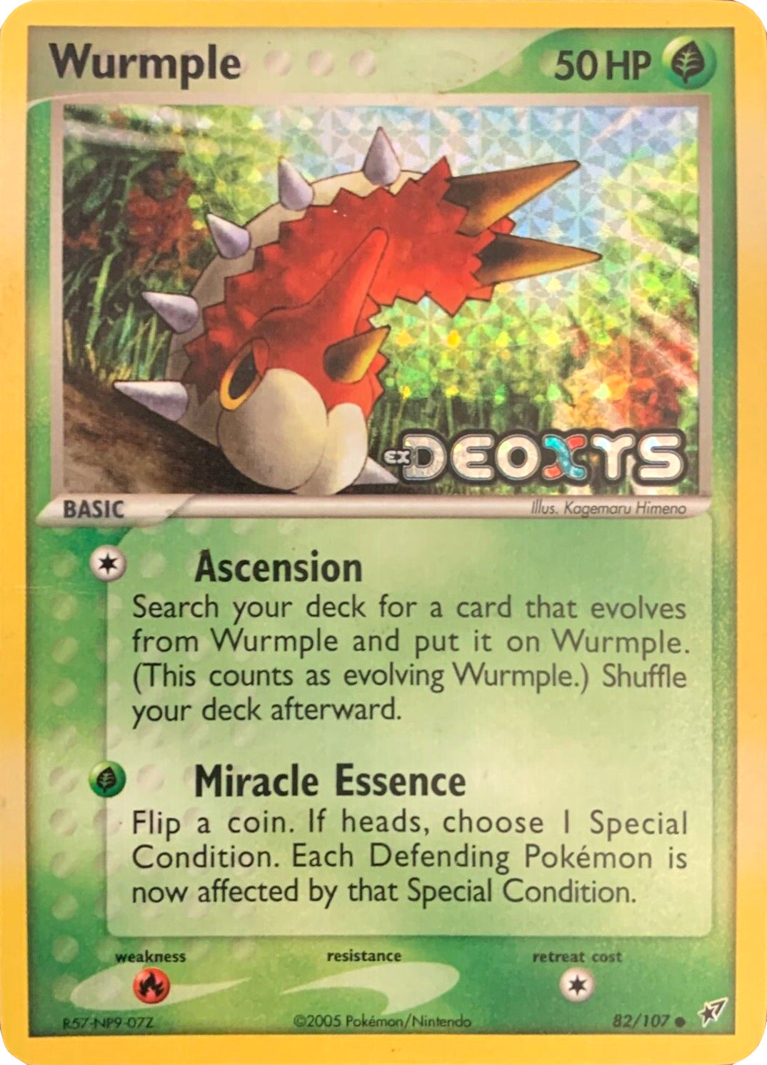 Wurmple (82/107) (Stamped) [EX: Deoxys] | Devastation Store