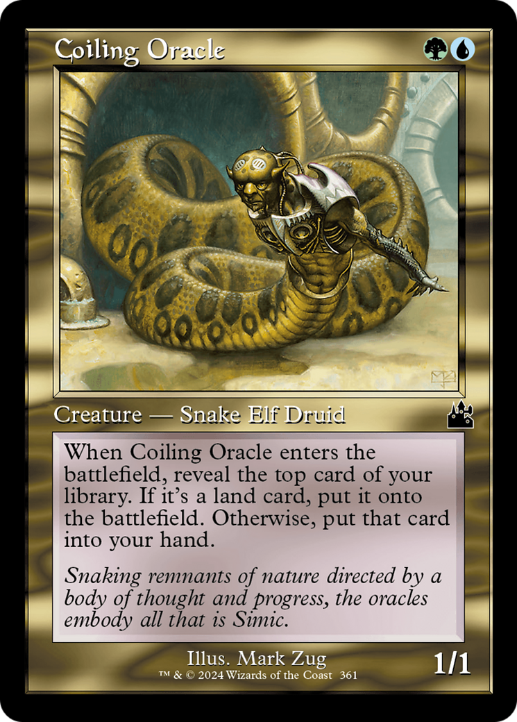 Coiling Oracle (Retro Frame) [Ravnica Remastered] | Devastation Store