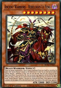 Ancient Warriors - Rebellious Lu Feng [BLVO-EN025] Super Rare | Devastation Store