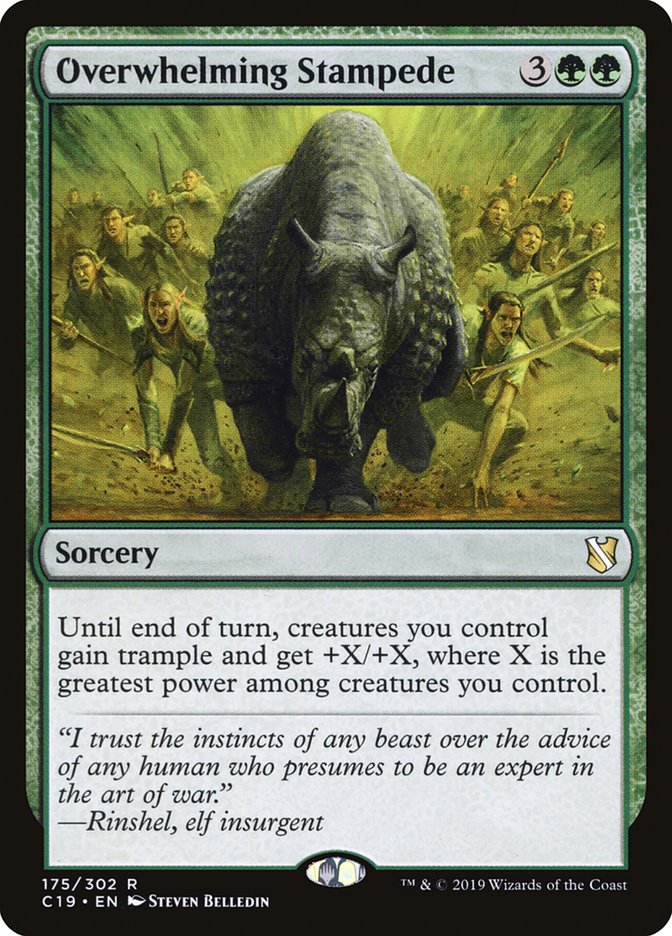Overwhelming Stampede [Commander 2019] | Devastation Store