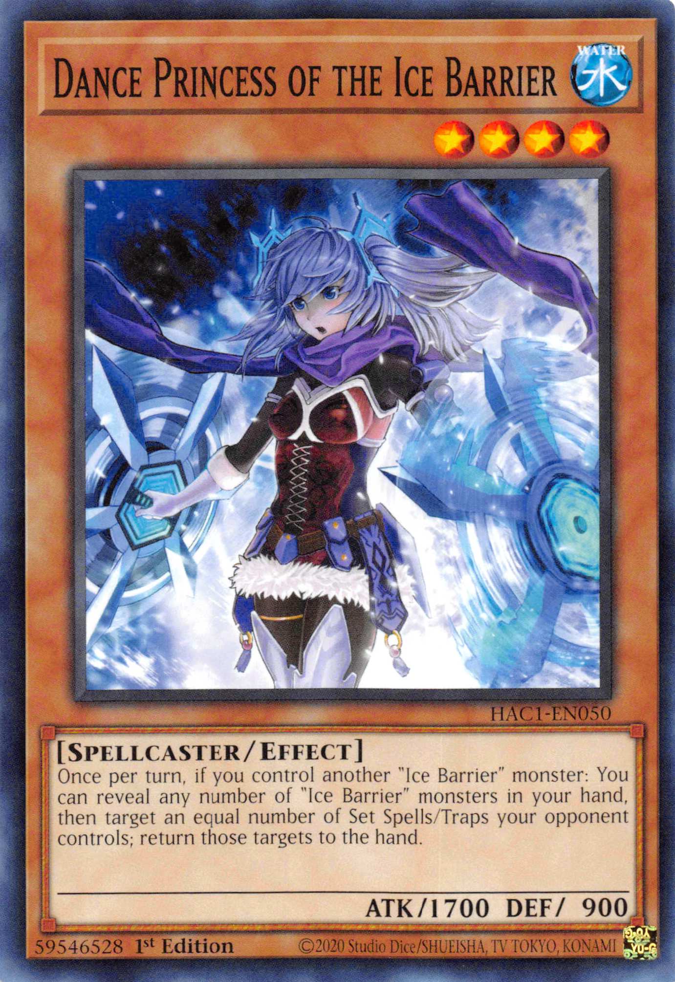 Dance Princess of the Ice Barrier [HAC1-EN050] Common | Devastation Store