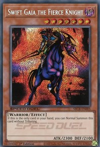 Swift Gaia the Fierce Knight (Secret) [SBCB-EN005] Secret Rare | Devastation Store