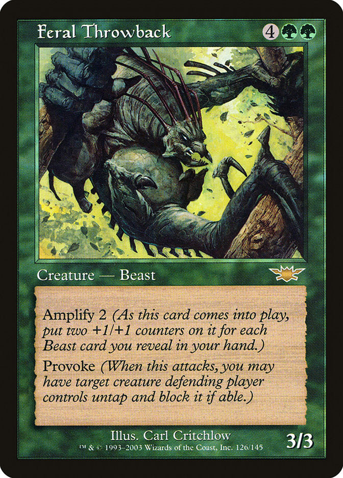 Feral Throwback [Legions] - Devastation Store | Devastation Store