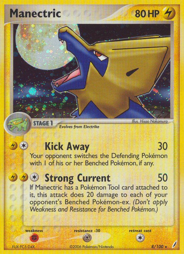Manectric (8/100) [EX: Crystal Guardians] | Devastation Store