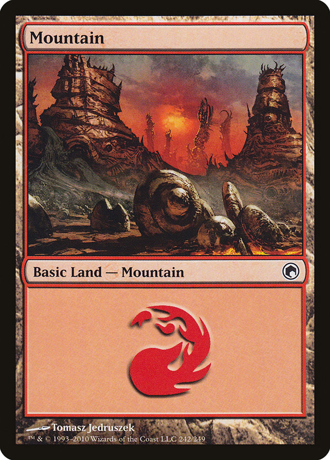 Mountain (242) [Scars of Mirrodin] - Devastation Store | Devastation Store