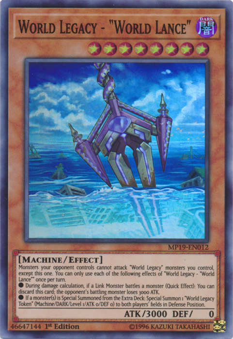 World Legacy - "World Lance" [MP19-EN012] Super Rare | Devastation Store