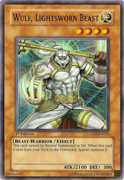 Wulf, Lightsworn Beast [LODT-EN023] Super Rare | Devastation Store
