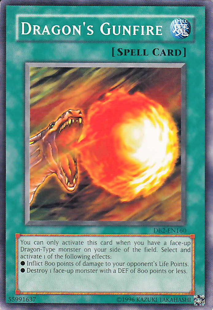Dragon's Gunfire [DB2-EN160] Common | Devastation Store