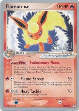 Flareon ex (108/113) (Eeveelutions - Jimmy Ballard) [World Championships 2006] | Devastation Store