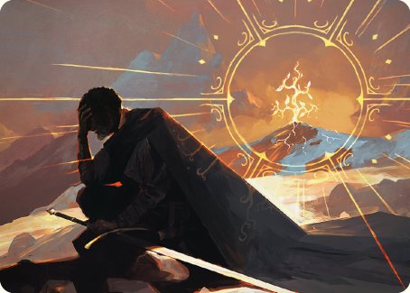 Aragorn, the Uniter Art Card [The Lord of the Rings: Tales of Middle-earth Art Series] | Devastation Store