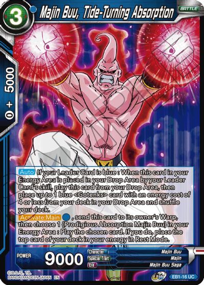 Majin Buu, Tide-Turning Absorption (EB1-16) [Battle Evolution Booster] | Devastation Store