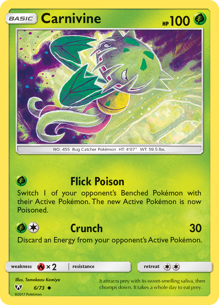 Carnivine (6/73) [Sun & Moon: Shining Legends] | Devastation Store