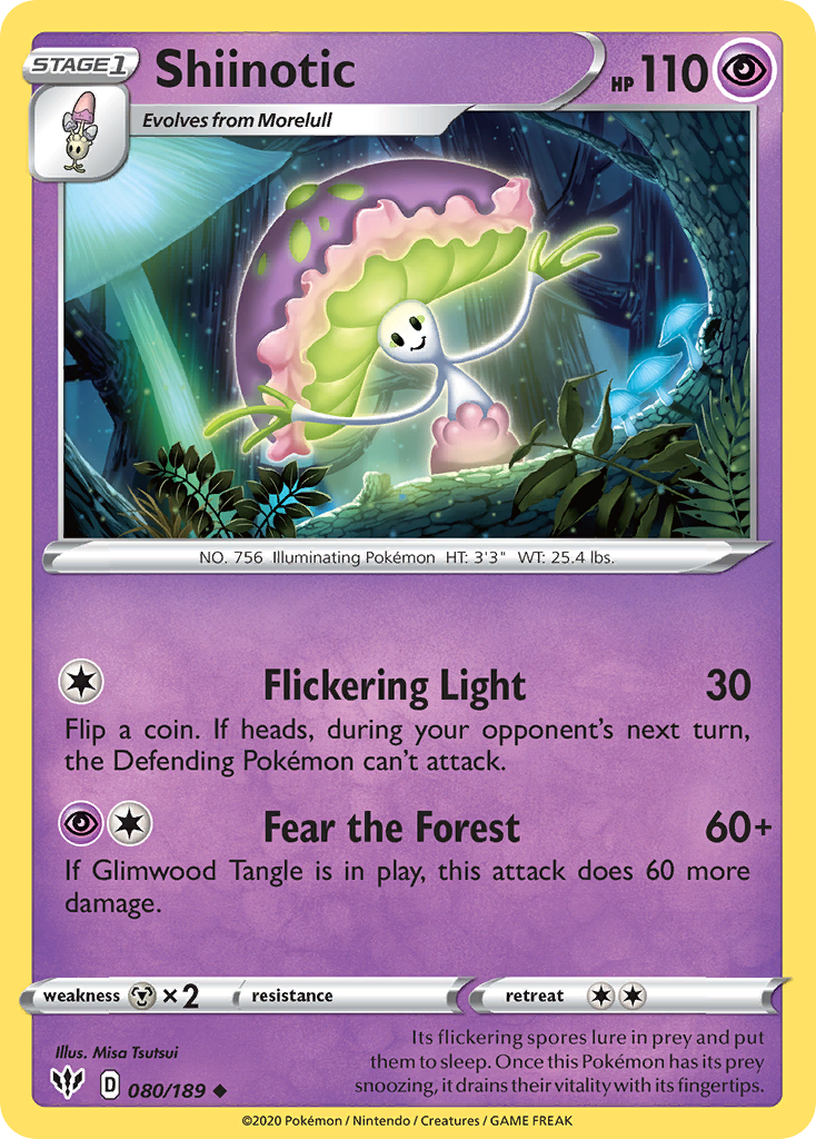 Shiinotic (080/189) [Sword & Shield: Darkness Ablaze] | Devastation Store