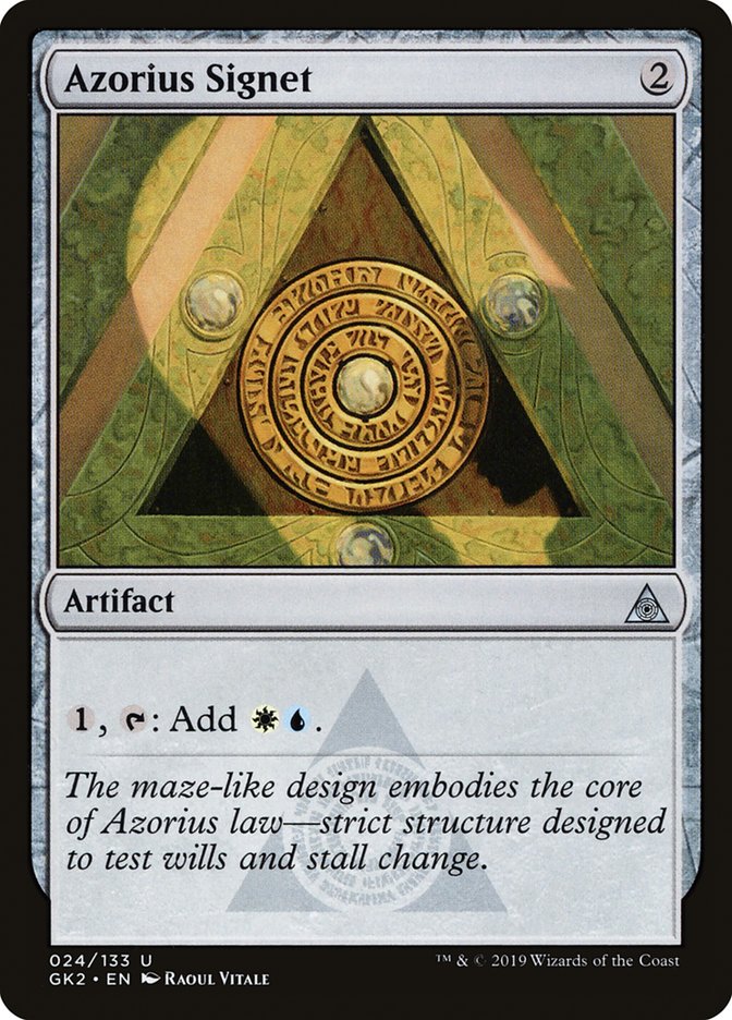 Azorius Signet [Ravnica Allegiance Guild Kit] | Devastation Store