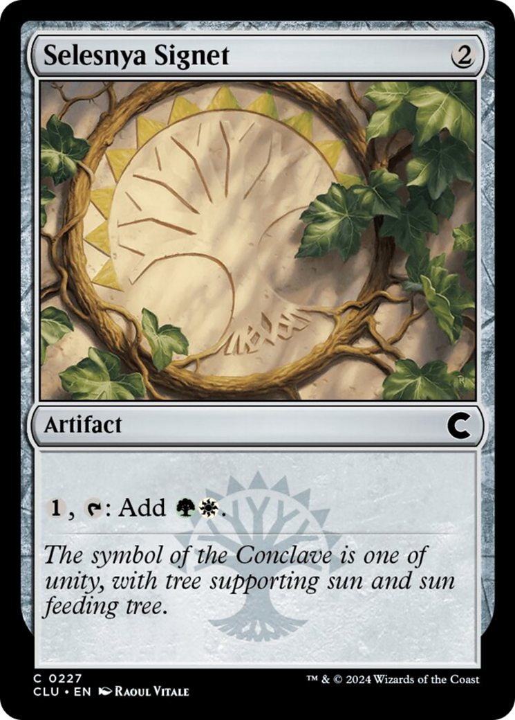 Selesnya Signet [Ravnica: Clue Edition] | Devastation Store
