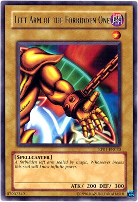 Left Arm of the Forbidden One [RP01-EN020] Rare | Devastation Store