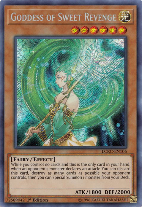 Goddess of Sweet Revenge [LCKC-EN106] Secret Rare | Devastation Store