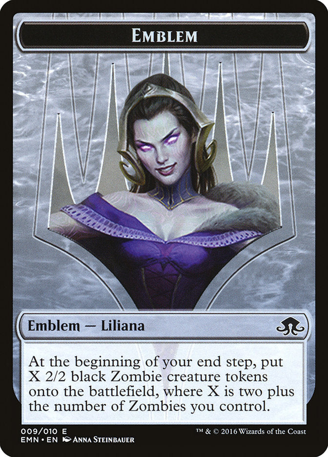 Liliana, the Last Hope Emblem [Eldritch Moon Tokens] - Devastation Store | Devastation Store