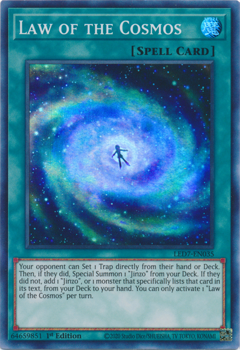 Law of the Cosmos [LED7-EN035] Super Rare | Devastation Store