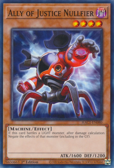 Ally of Justice Nullfier [HAC1-EN080] Common | Devastation Store