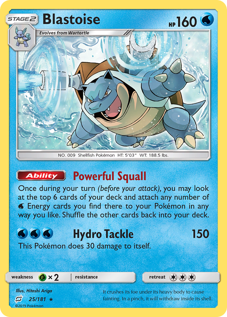 Blastoise (25/181) [Sun & Moon: Team Up] | Devastation Store