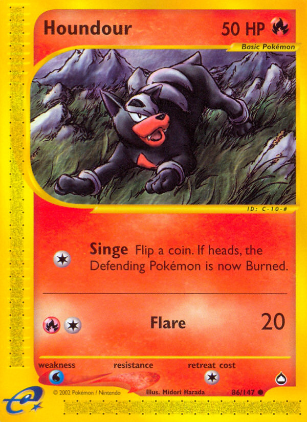 Houndour (86/147) [Aquapolis] | Devastation Store