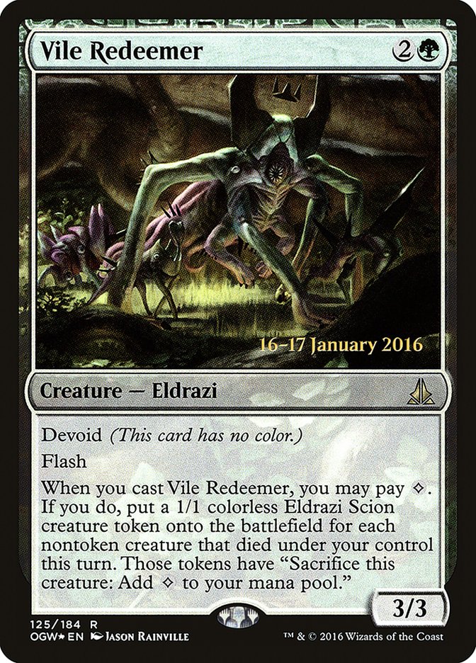 Vile Redeemer [Oath of the Gatewatch Prerelease Promos] | Devastation Store