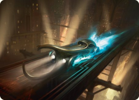 Run Out of Town Art Card [Streets of New Capenna Art Series] | Devastation Store