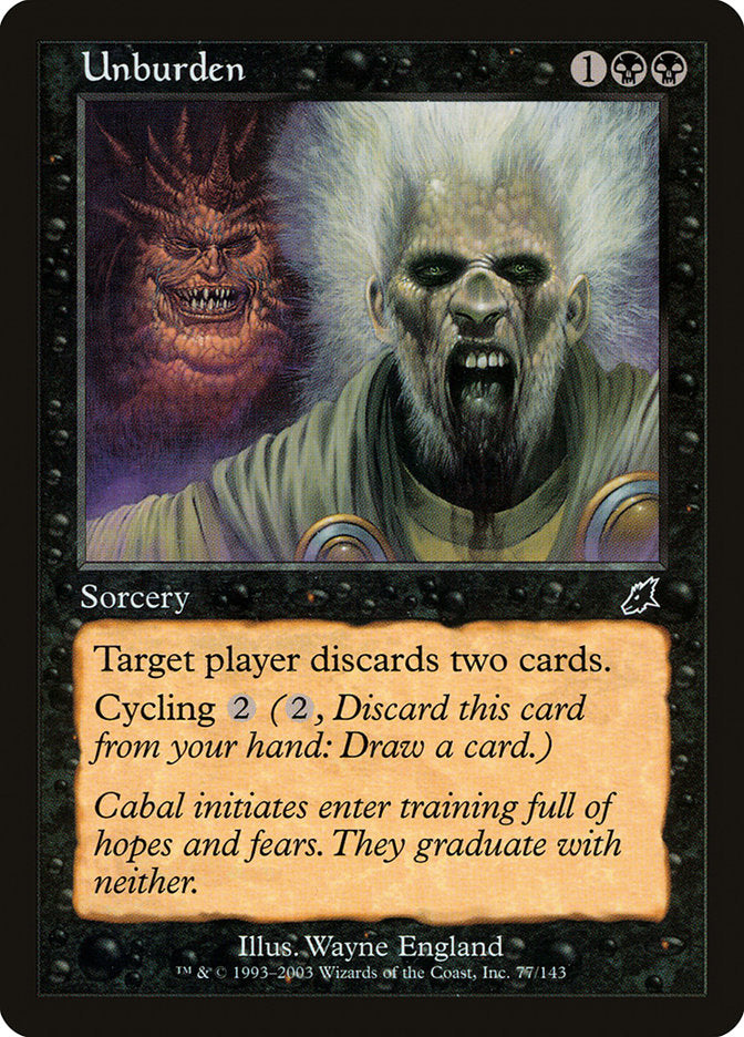 Unburden [Scourge] | Devastation Store