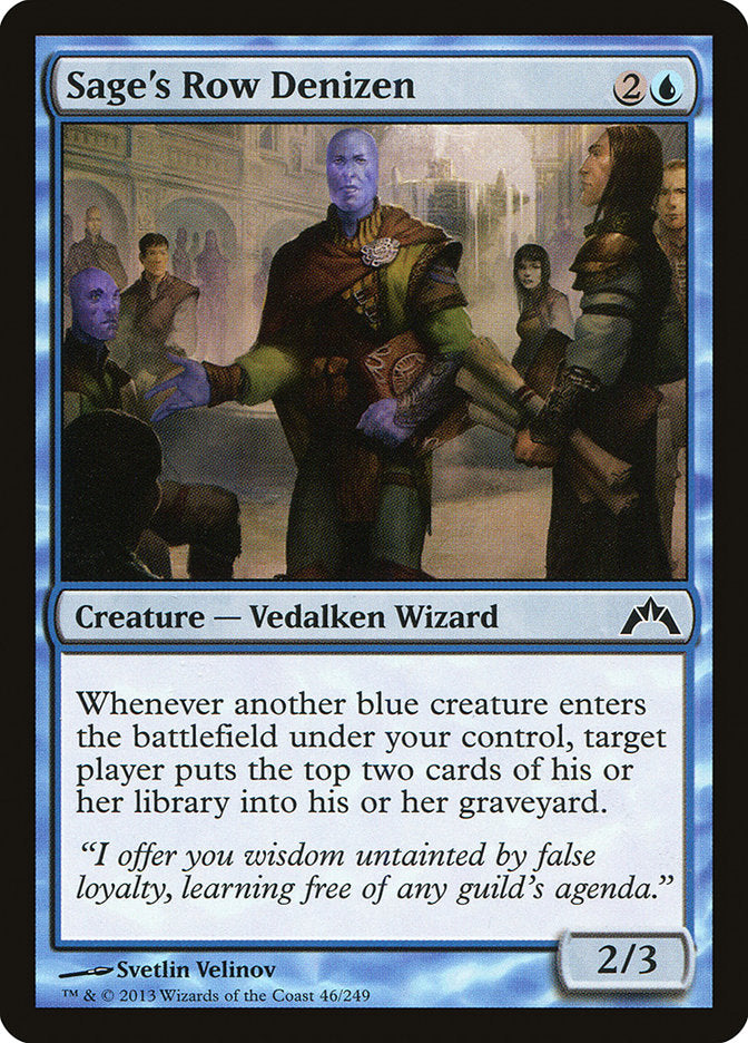 Sage's Row Denizen [Gatecrash] - Devastation Store | Devastation Store