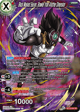 Black Masked Saiyan, Brawler from Another Dimension [BT13-004] | Devastation Store