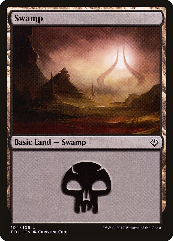 Swamp (104) [Archenemy: Nicol Bolas] - Devastation Store | Devastation Store