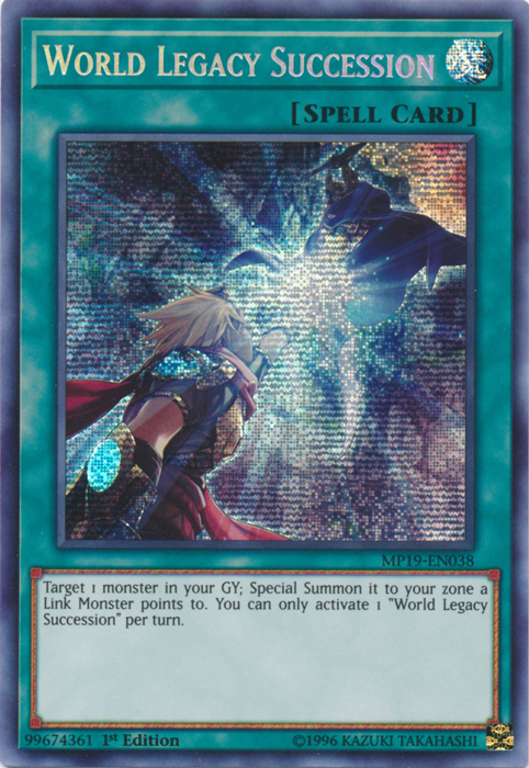 World Legacy Succession [MP19-EN038] Prismatic Secret Rare | Devastation Store