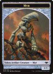 Zombie (007) // Myr (019) Double-Sided Token [Modern Horizons Tokens] | Devastation Store