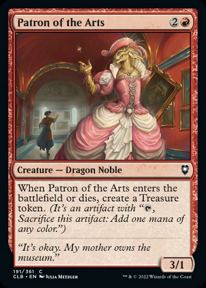 Patron of the Arts [Commander Legends: Battle for Baldur's Gate] | Devastation Store