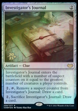 Investigator's Journal [Innistrad: Crimson Vow Prerelease Promos] | Devastation Store