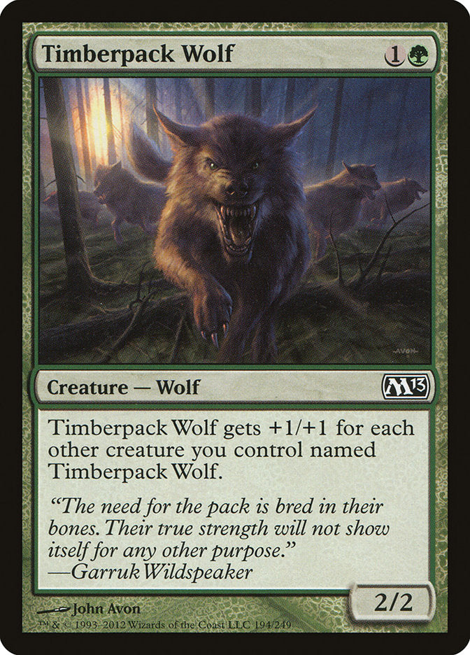 Timberpack Wolf [Magic 2013] | Devastation Store