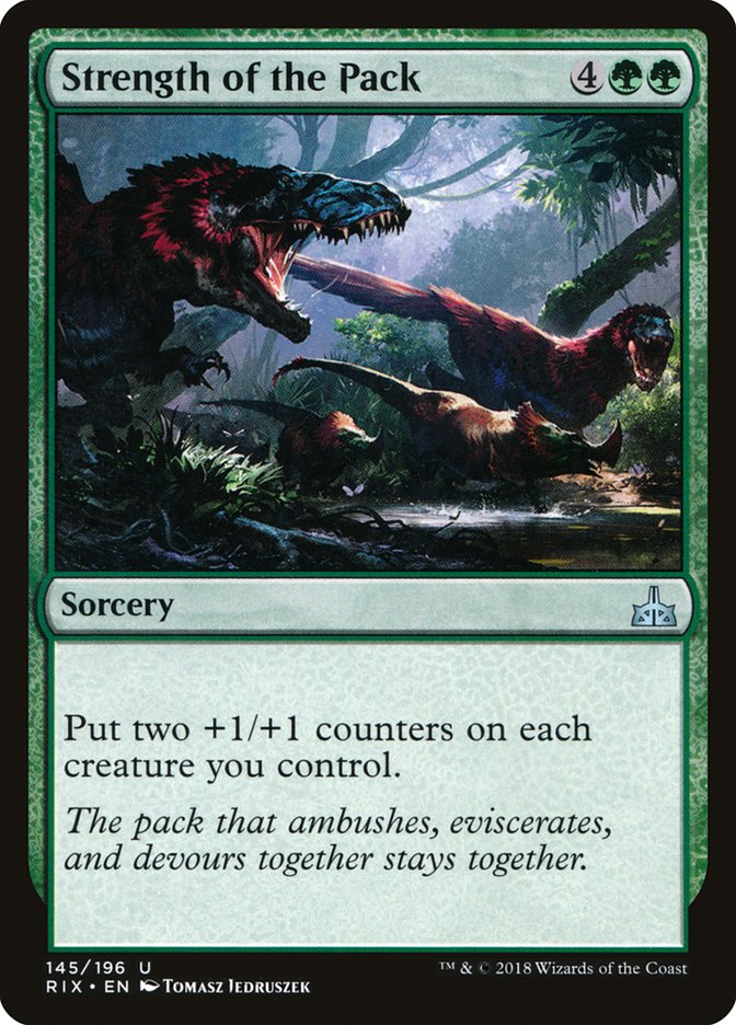 Strength of the Pack [Rivals of Ixalan] - Devastation Store | Devastation Store
