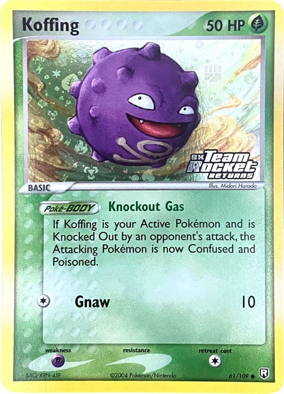 Koffing (61/109) (Stamped) [EX: Team Rocket Returns] | Devastation Store