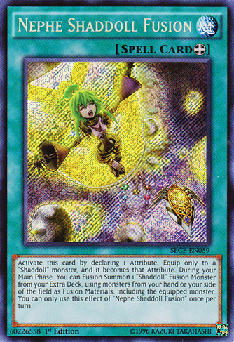 Nephe Shaddoll Fusion [SECE-EN059] Secret Rare | Devastation Store