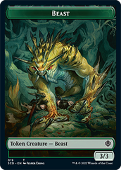 Beast // Beast Double-Sided Token [Starter Commander Decks] | Devastation Store