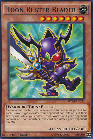 Toon Buster Blader [BOSH-EN038] Rare | Devastation Store