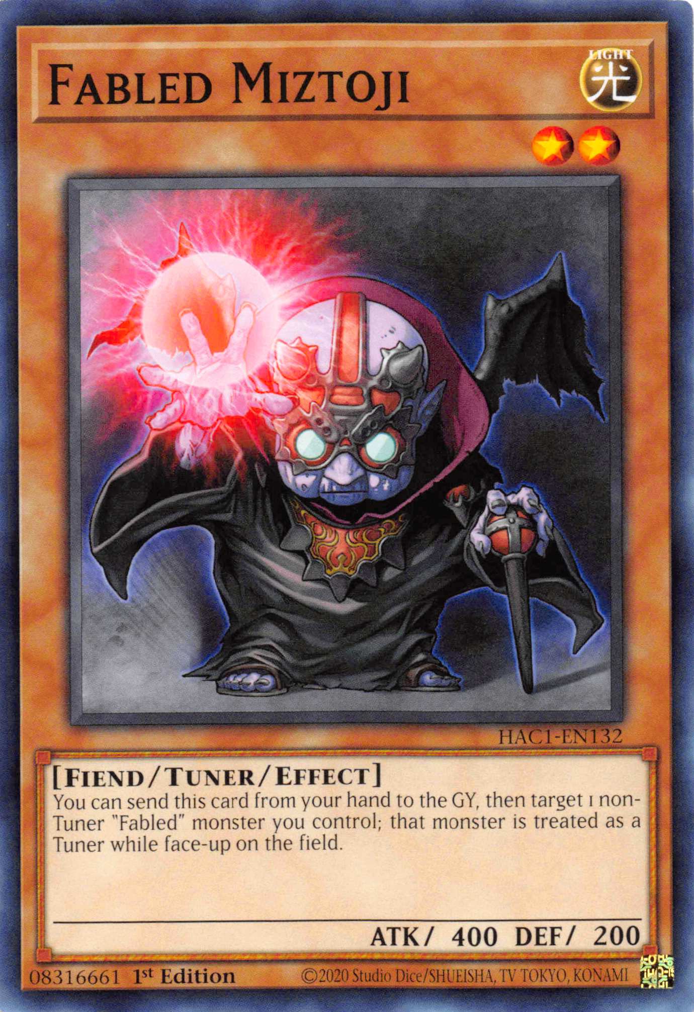 Fabled Miztoji (Duel Terminal) [HAC1-EN132] Parallel Rare | Devastation Store