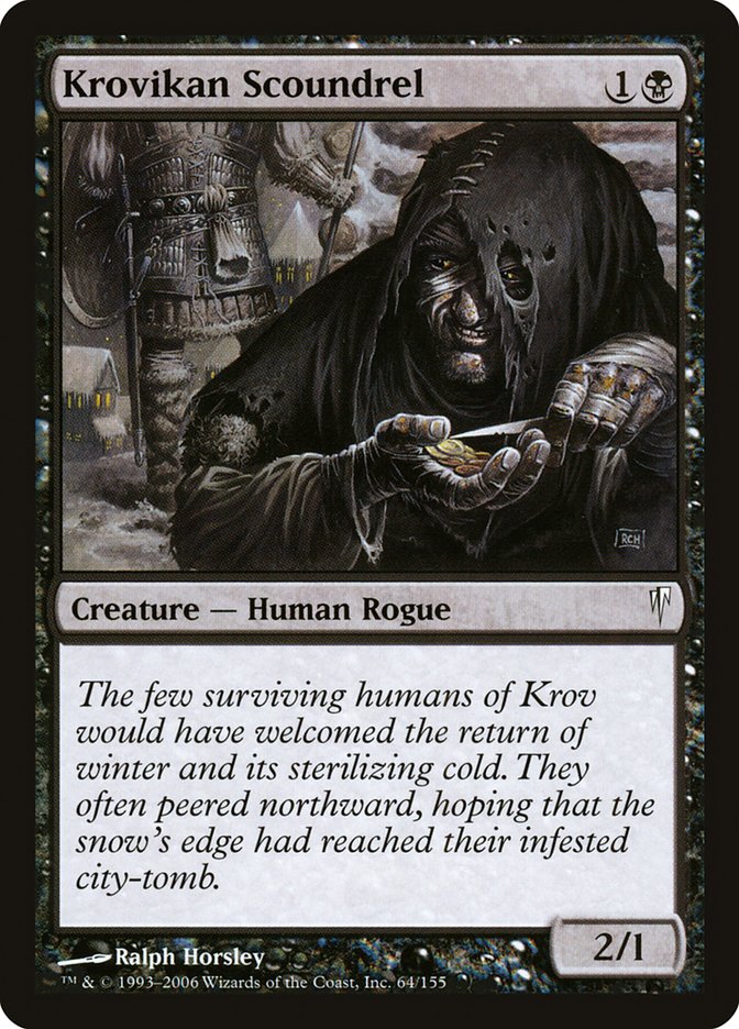 Krovikan Scoundrel [Coldsnap] | Devastation Store