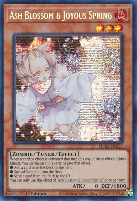 Ash Blossom & Joyous Spring [MP22-EN257] Prismatic Secret Rare | Devastation Store