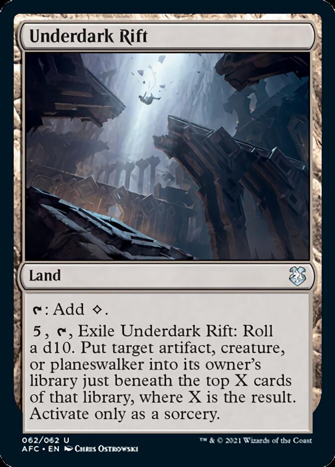 Underdark Rift [Dungeons & Dragons: Adventures in the Forgotten Realms Commander] | Devastation Store
